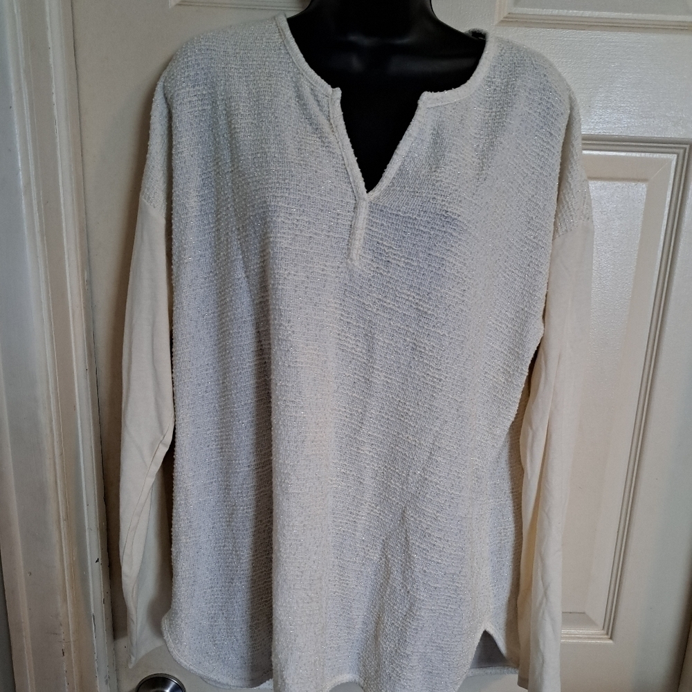 NWT Vanheusen blouse raglan sleeve size XL